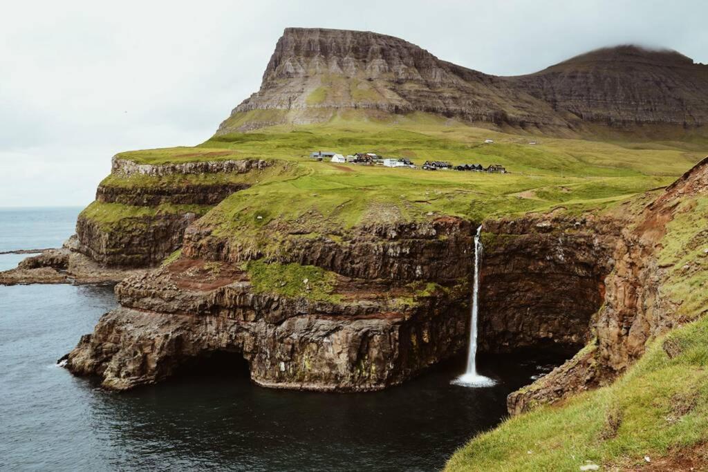 Mulafossur Cottage No 4 By Famous Waterfall In Gasadalur Eksteriør bilde